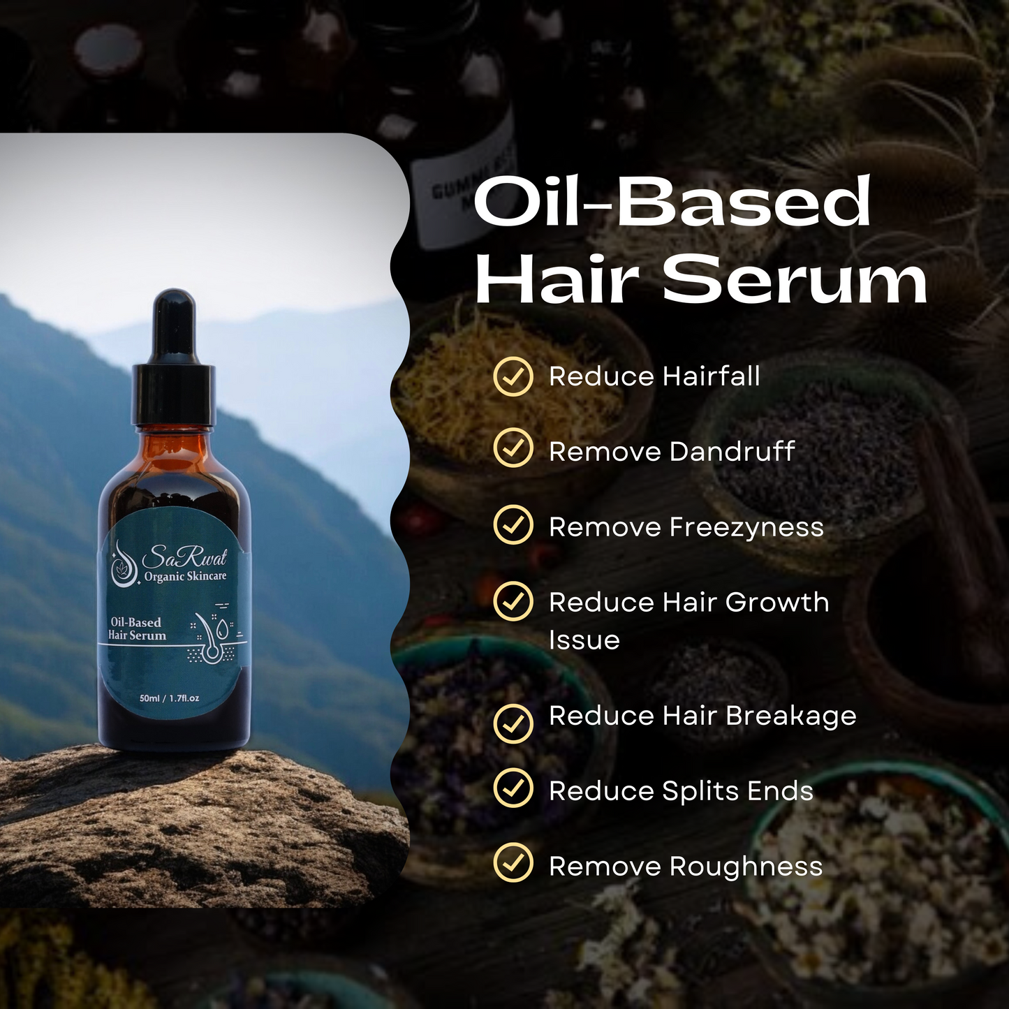 Oil-Based Hair Serum
